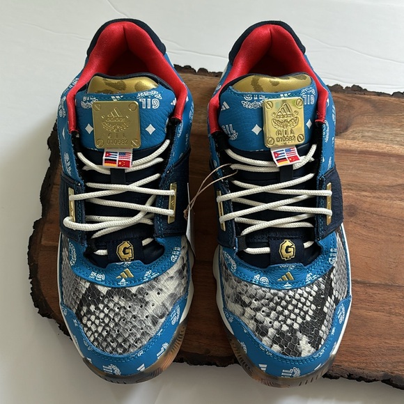 ADIDAS USA themed Agent Gil Restomod- Gilbert Arenas Basketball Shoes Men 8 Wm 9 - Picture 2 of 14